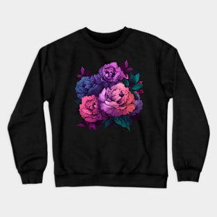 Floral Tapestry of Bohemian Chic Crewneck Sweatshirt